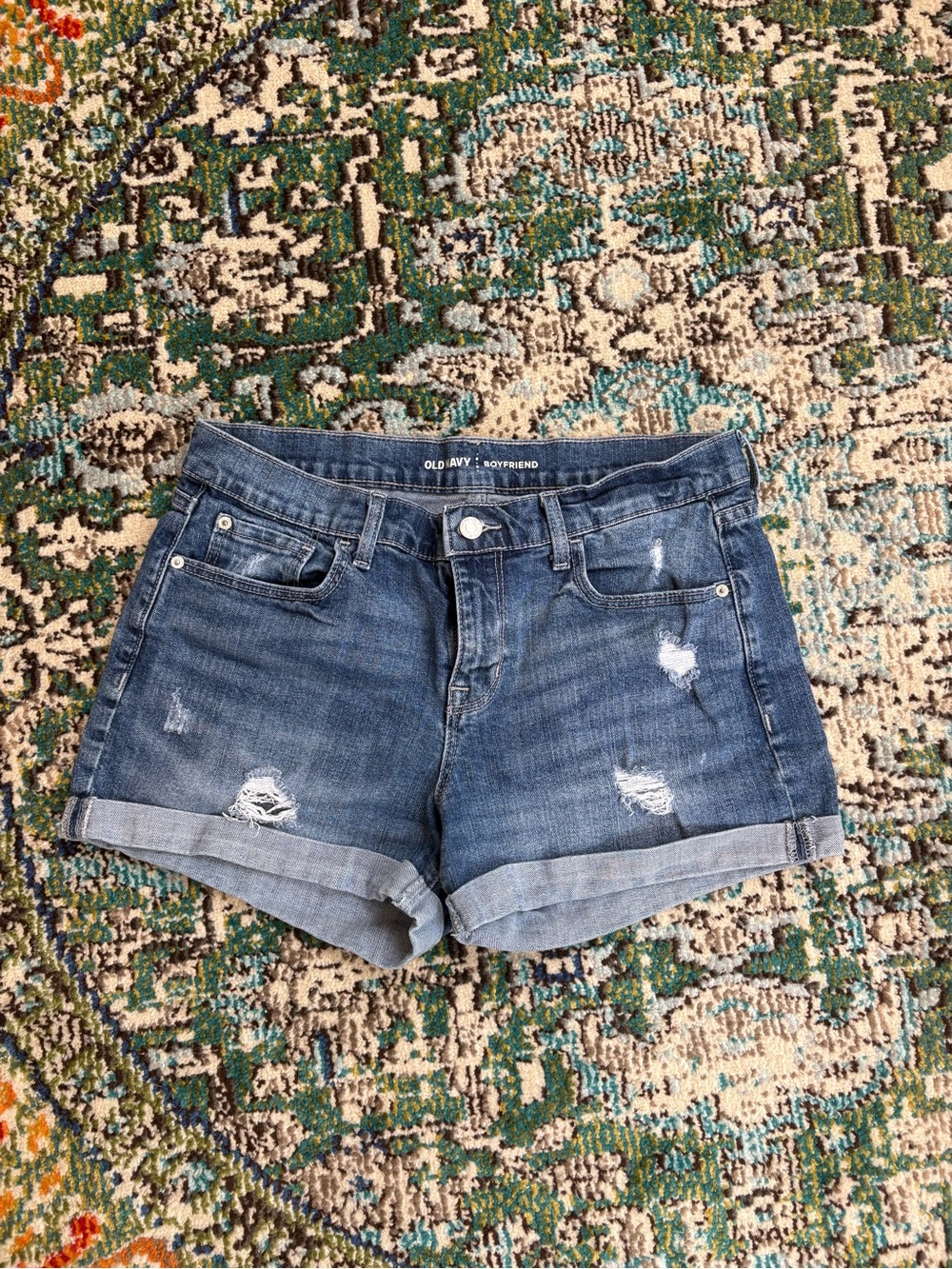 Boyfriend Denim Shorts